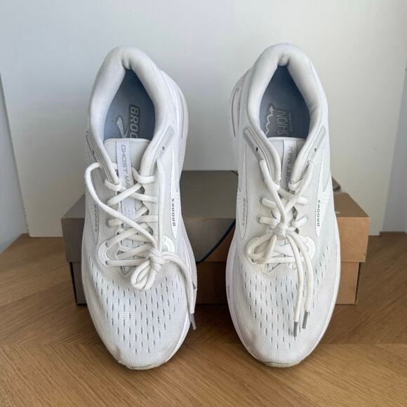 Brooks Ghost Max White Men Running Sneakers - SZ 10.5 main image 5